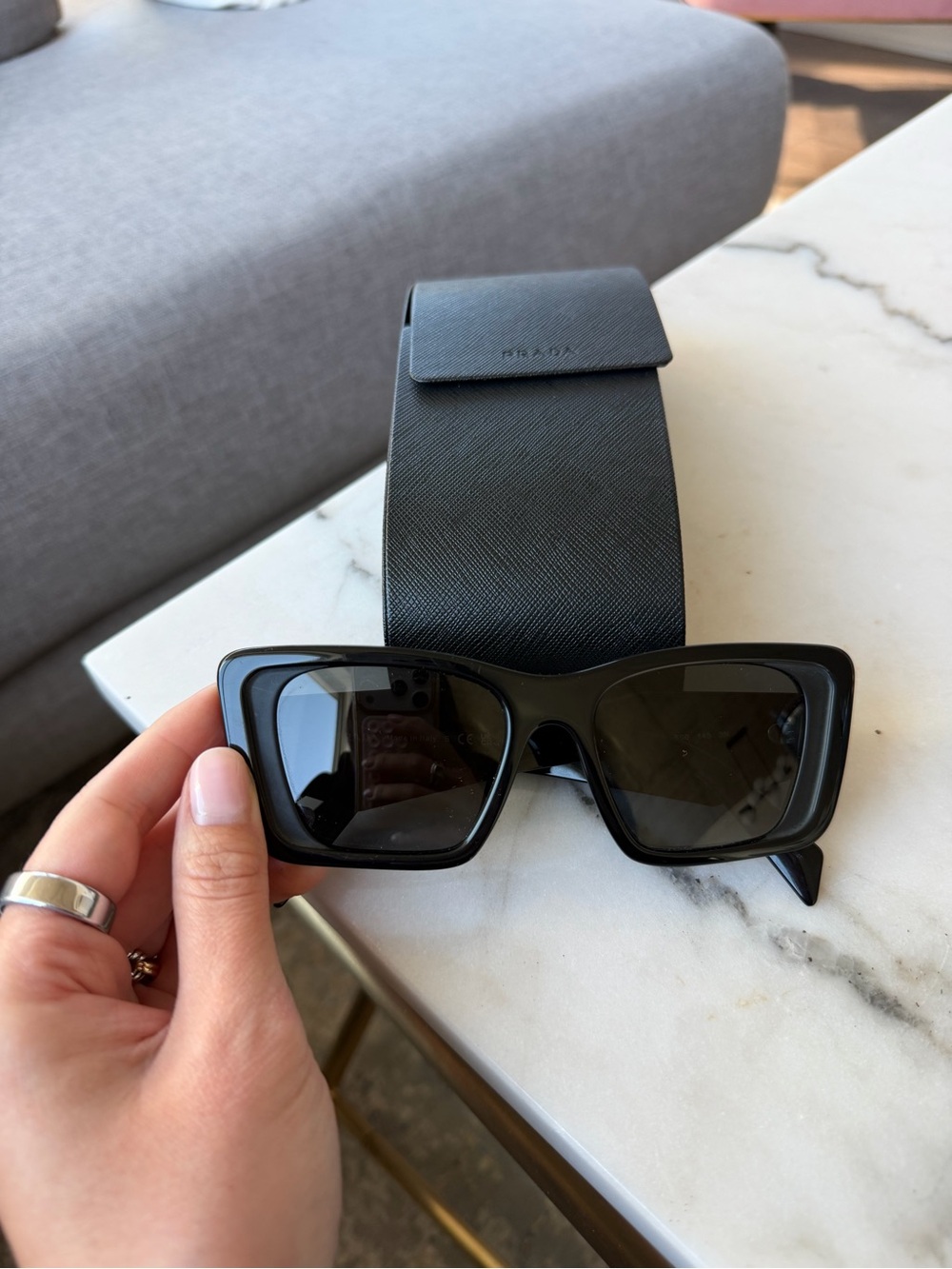 Prada Black SYMBOLE PR 08YS Sunglasses